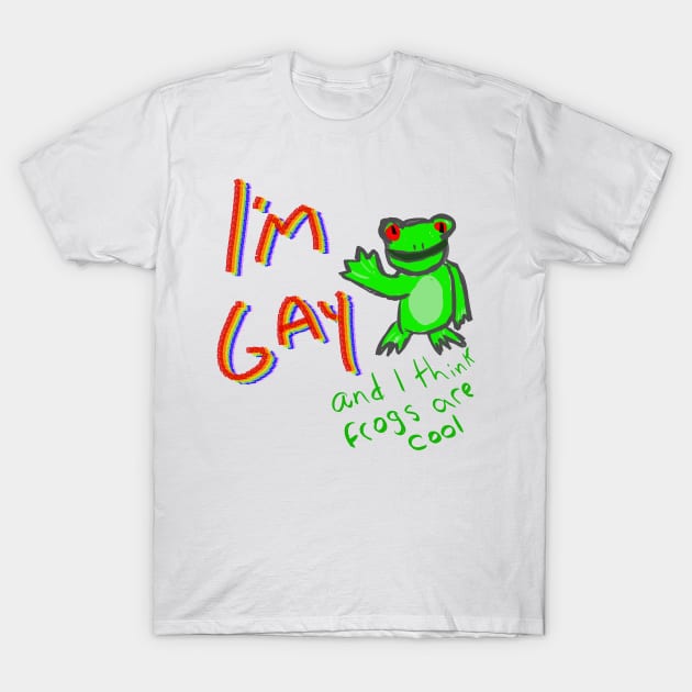 Gay Frogs T-Shirt by Electric Mermaid